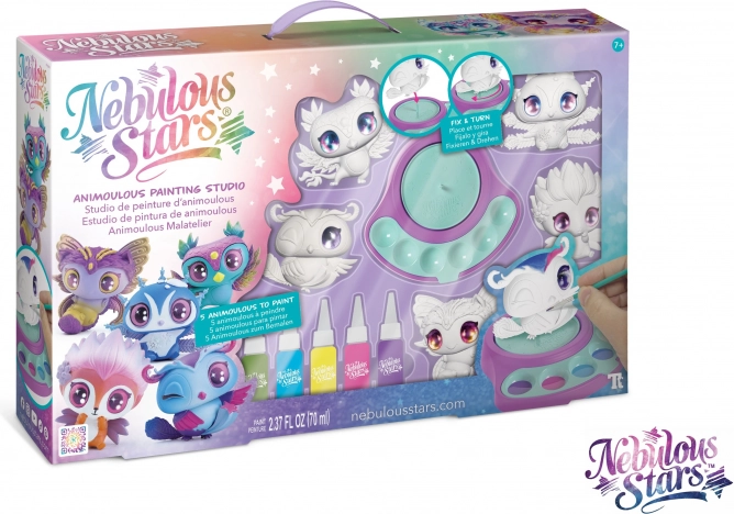 Nebulous Stars Set di pittura per Animouš con supporto rotante