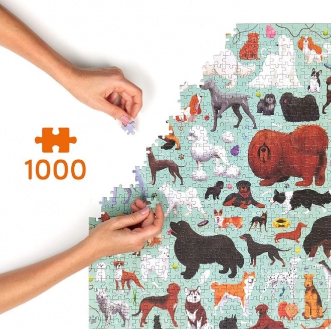 Puzzle Cani di Puzzlove 1000 Pezzi