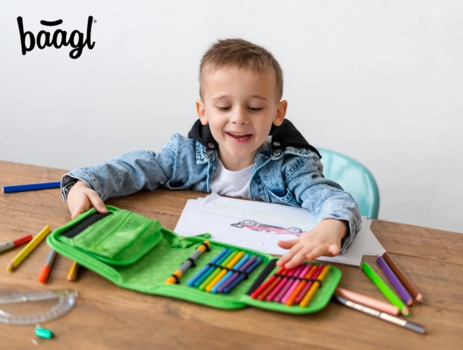 BAAGL Astuccio scolastico a un piano Minecraft