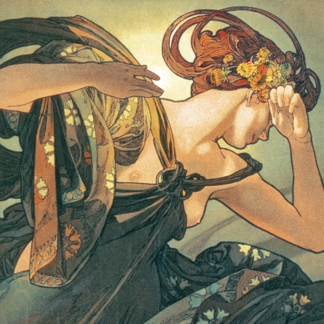 Calendario Notique con Note Alfons Mucha 2025