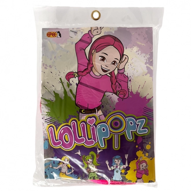 Parrucca verde Lollipopz – Rosa con treccine