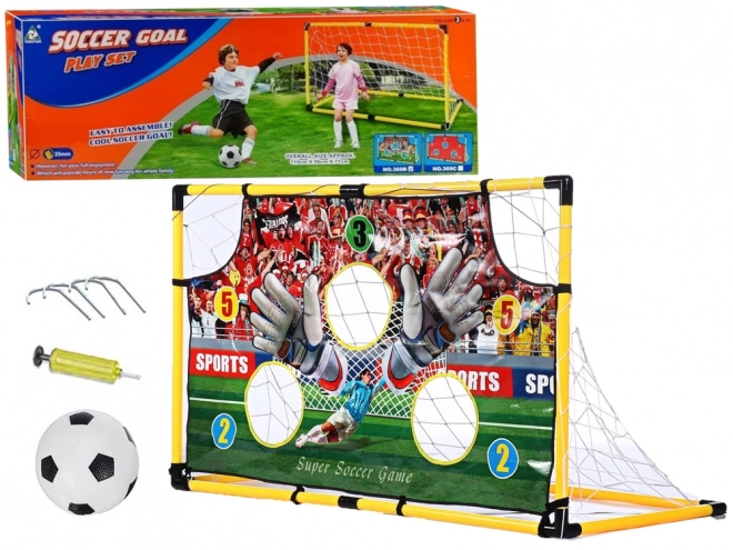 Set Porta Da Calcio Con Pallone