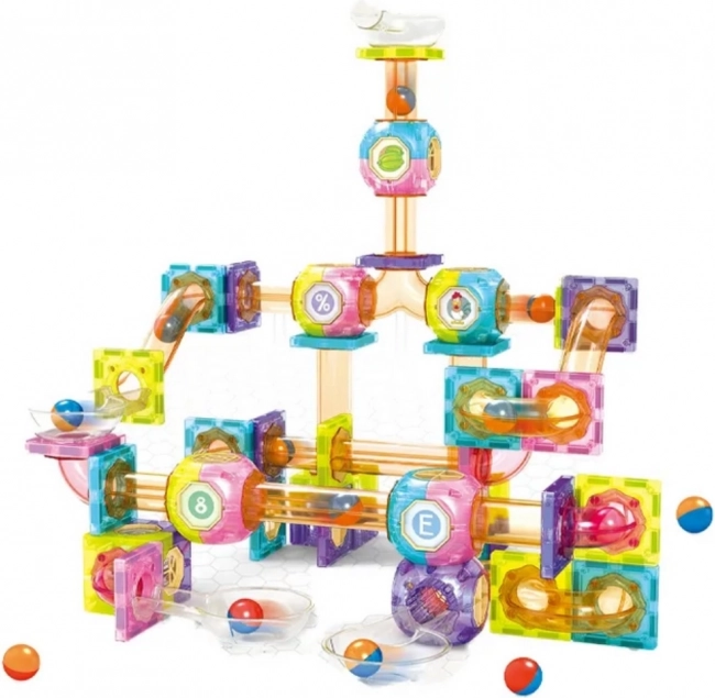 Pista Magnetica Woopie Costruzione di Biglie 89 pezzi