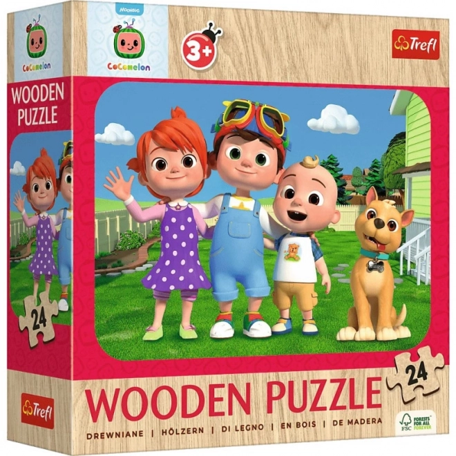 Puzzle in legno Cocomelon Allegro Cocomelon 24 pezzi