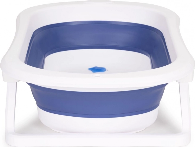 Vasca da bagno pieghevole per neonati Ecotoys blu