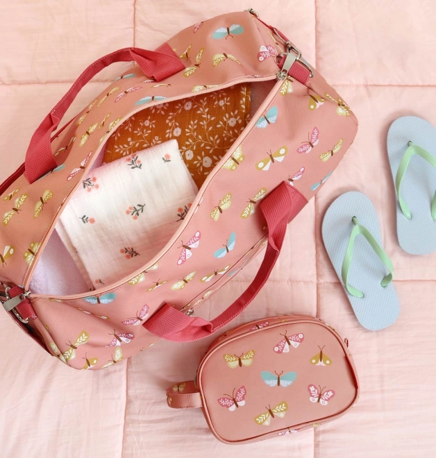 Borsa da viaggio per bambini di A Little Lovely Company – Farfalle