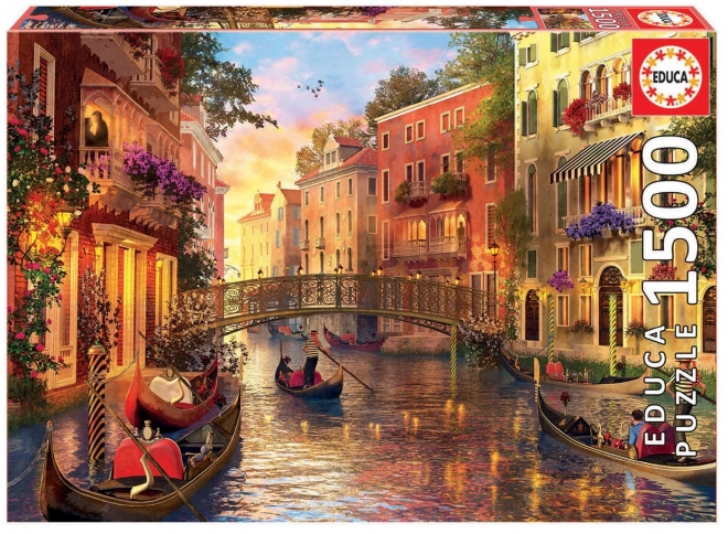 Puzzle Venezia al tramonto 1500 pezzi