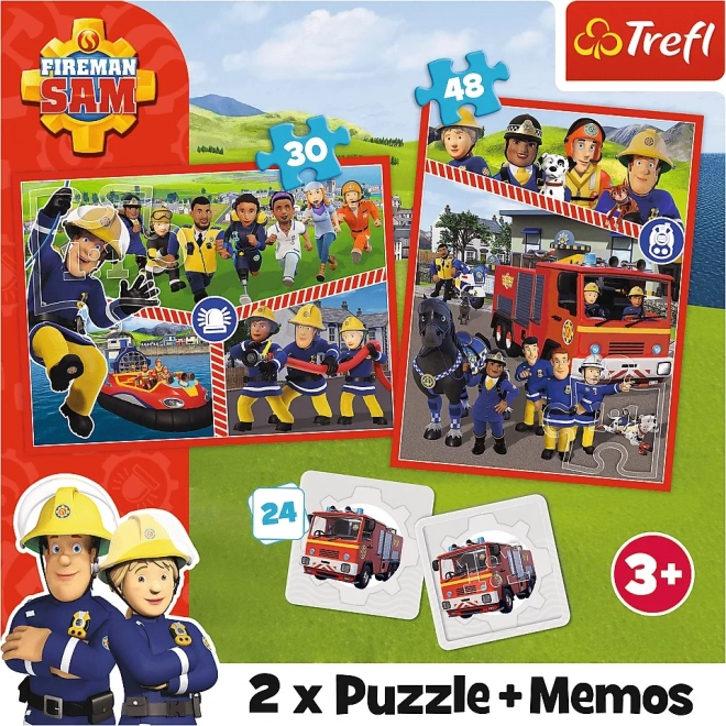 Set Puzzle e Memory La Squadra di Fireman Sam