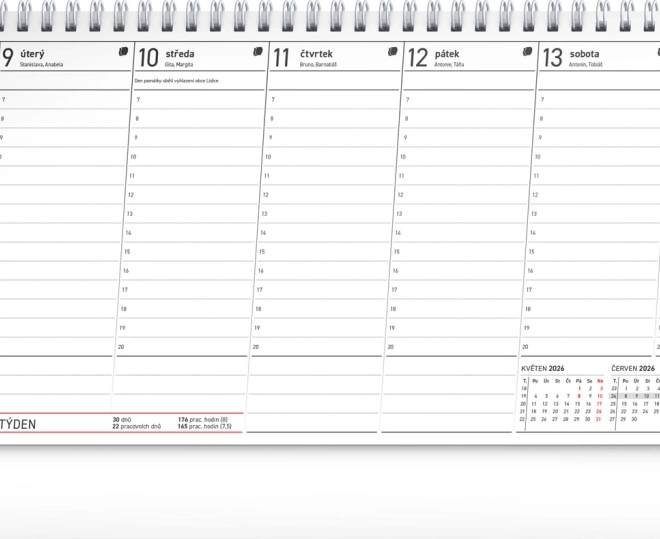 Calendario da tavolo Manageriale fiscale 2026