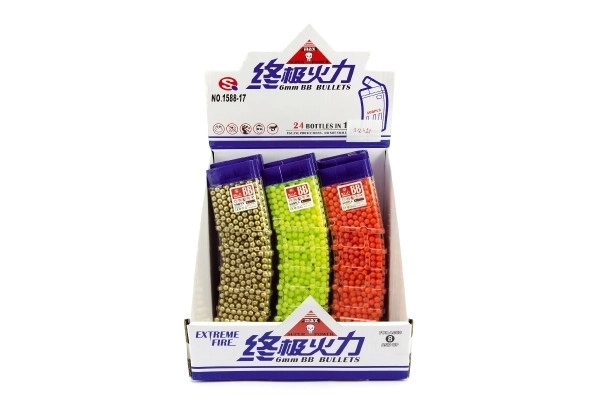 Palline per pistola giocattolo, 800 pezzi 6 mm colori misti