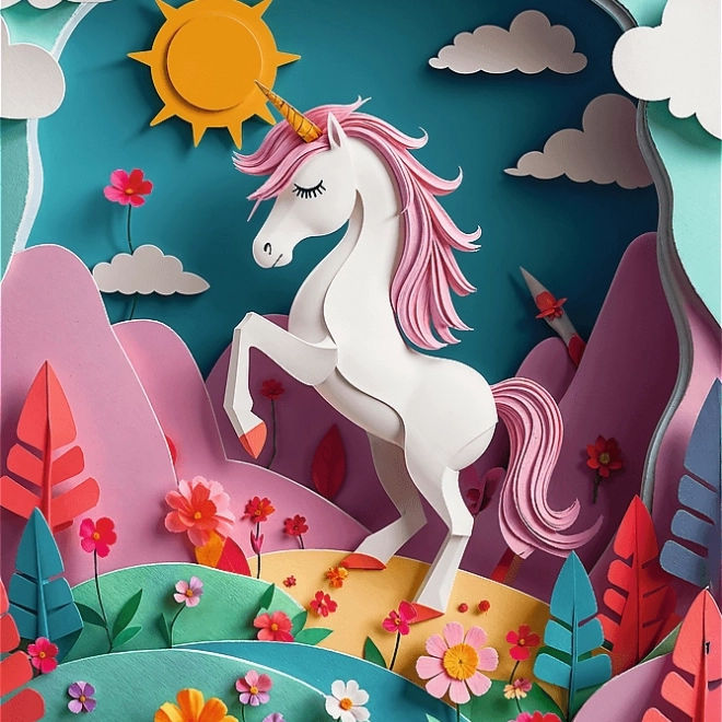 Trefl Puzzle Carta d'Arte: Unicorno 160 pezzi