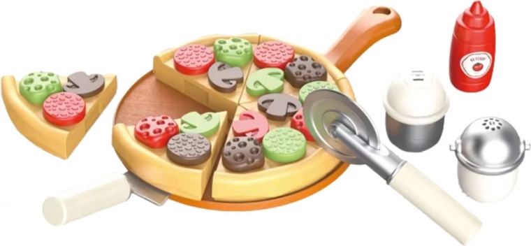 Pizza con accessori e utensili