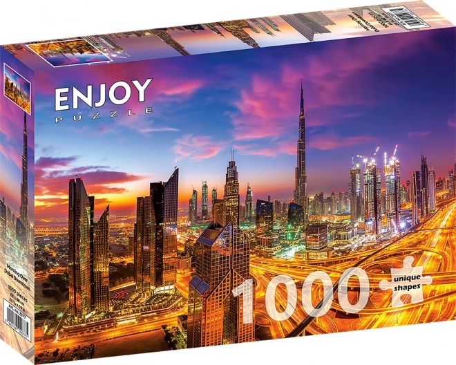 Puzzle Alba su Dubai 1000 pezzi