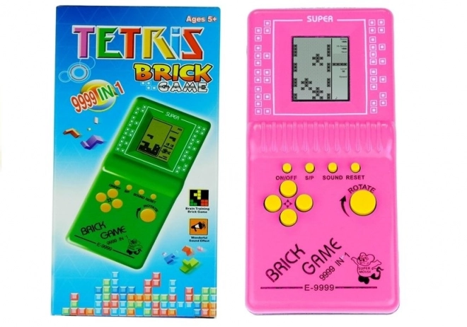 Gioco elettronico Tetris tascabile rosa