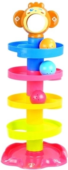Divertimento sensoriale con biglie sonaglino