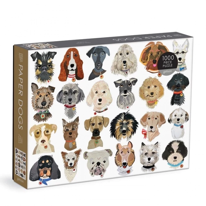 Puzzle Cani di Carta 1000 Pezzi Galison