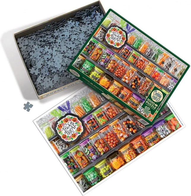 Puzzle di Halloween: Dolcetto o Scherzetto COBBLE HILL 1000 Pezzi