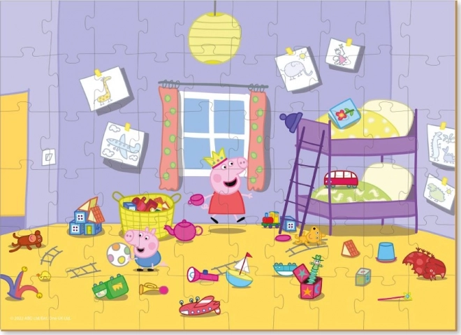 Puzzle Peppa Pig: Giochi nella Stanza 60 Pezzi