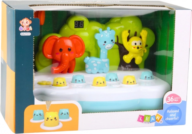 Gioco divertente con animali Whack-A-Mole con contatore
