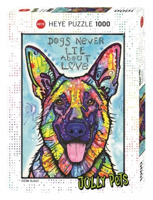 Puzzle Heye Jolly Pets: I cani non mentono 1000 pezzi