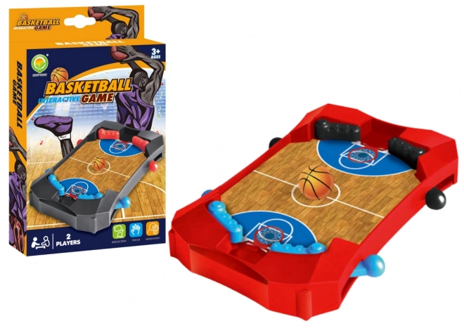 Gioco di abilità mini basket rosso