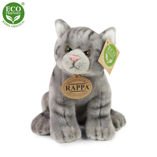 Gatto Peluche Seduto 20 cm Eco-Friendly