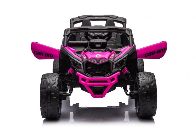 Auto elettrica per bambini Buggy Can-Am rosa