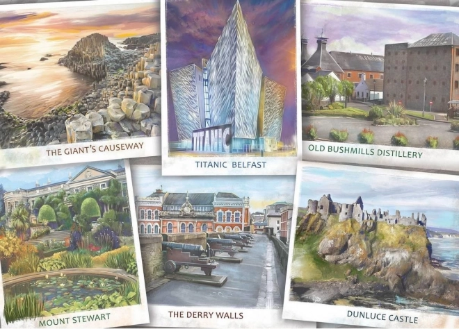 Puzzle Visita l'Irlanda del Nord 1000 pezzi