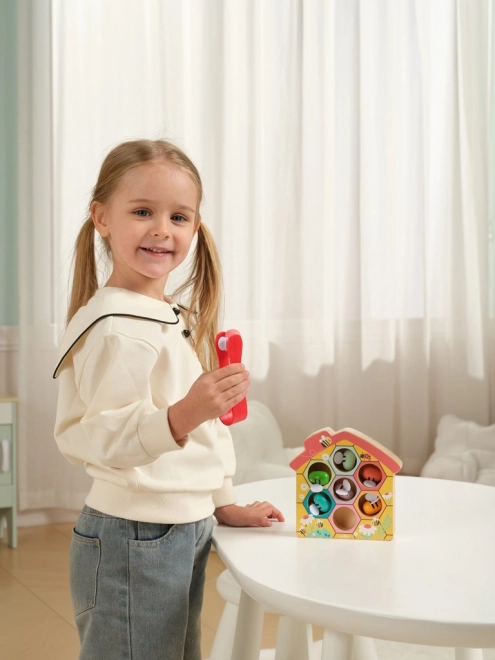 Gioco in Legno Alveare d'Ape per Bambini