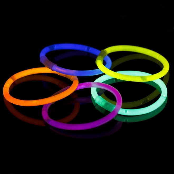 Braccialetti fluorescenti multicolore luminosi al buio