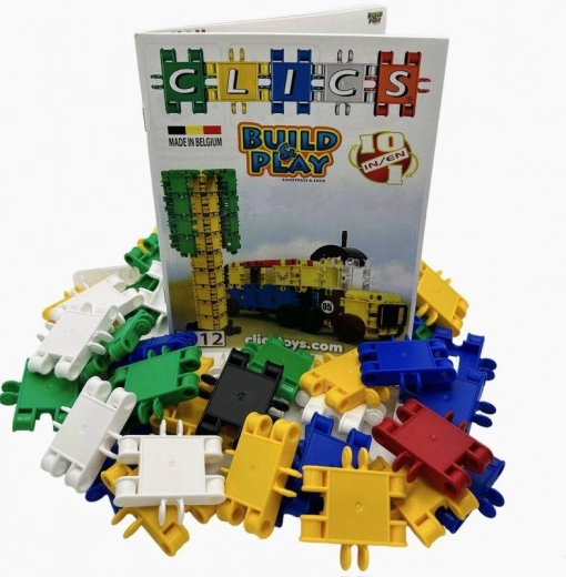 Facile aggancio a scatto per costruzioni 2D e 3D