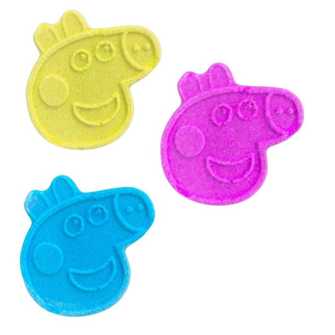Tre colori allegri e forma PEPPA PIG