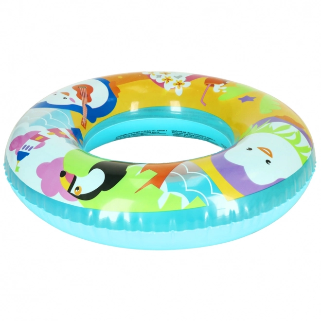 Anello gonfiabile con sirene 51 cm – pinguini