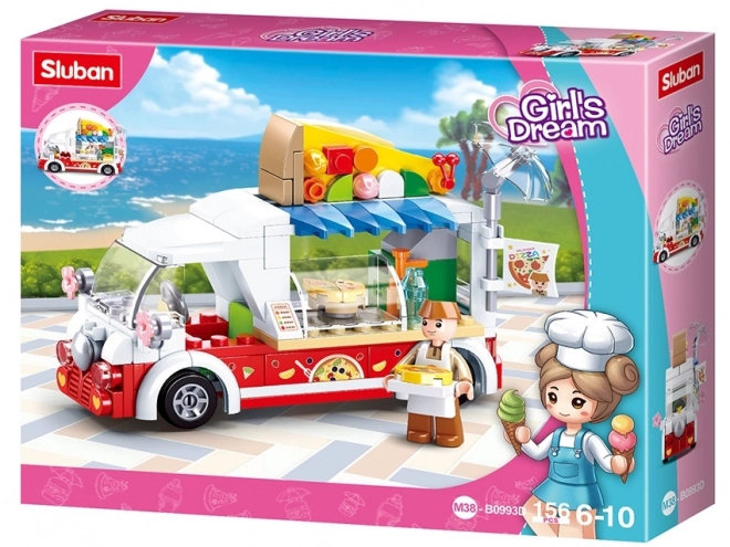 Camioncino della Pizza di Sluban Girl's Dream