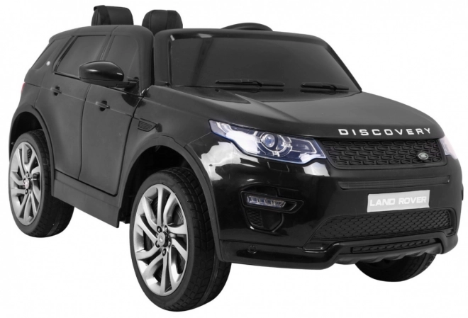 Land Rover Discovery per bambini nero + Telecomando + Cinture di Sicurezza a 5 Punti + Regolazione Sedile + EVA + MP3 LED