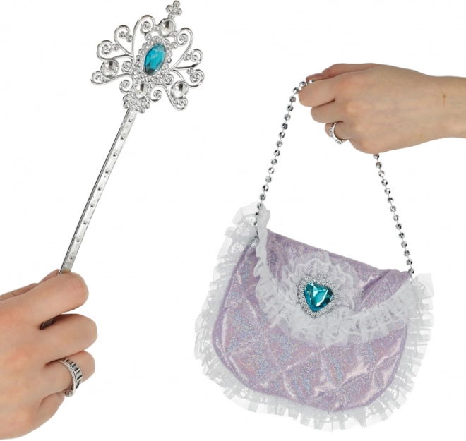 Bacchetta magica e borsetta elegante