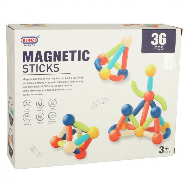 Blocchi magnetici per bambini piccoli - set di 36 pezzi