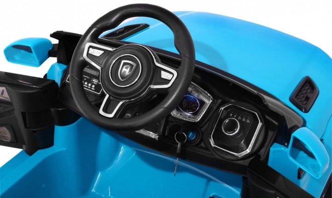 Mini auto elettrico sportivo Rapid Racer blu