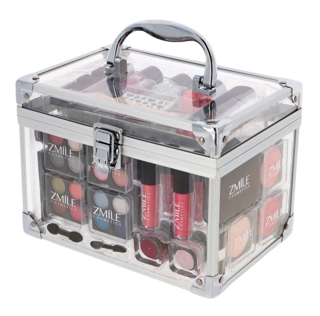 Valigia cosmetica trasparente