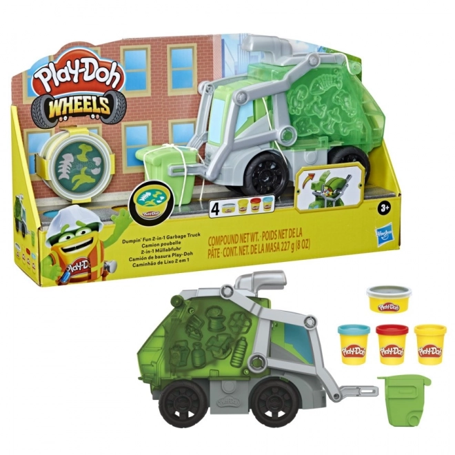 Play-Doh Camion dei Rifiuti 2 in 1