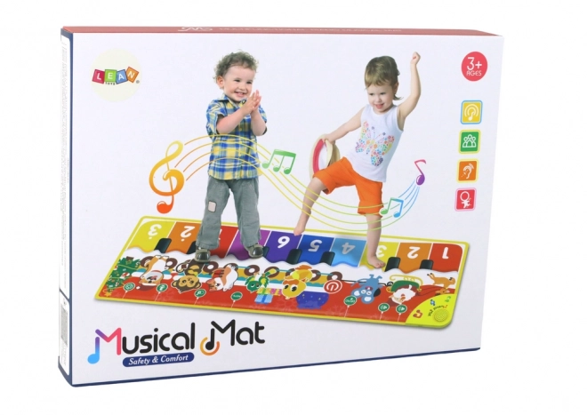 Tappetino musicale divertente per bambini con animali