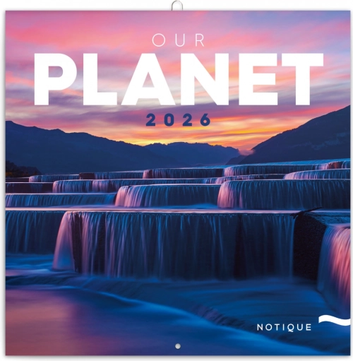 Notique calendario per appunti Il Nostro Pianeta 2026, 30 x 30 cm