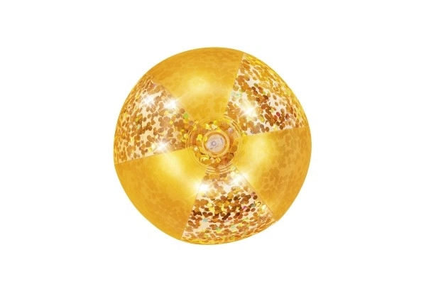 Pallone da spiaggia gonfiabile glamour oro 41 cm