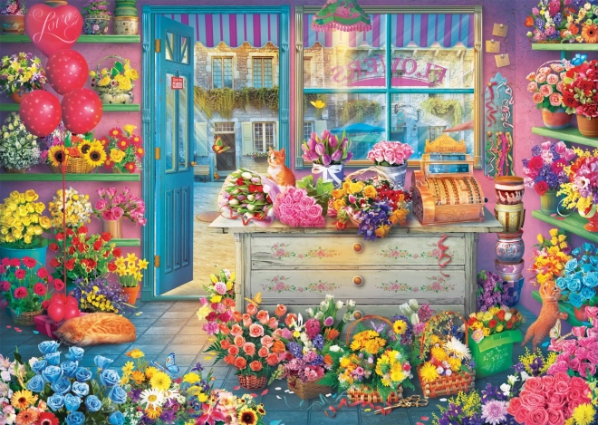 Puzzle Fiori Colorati 1000 Pezzi