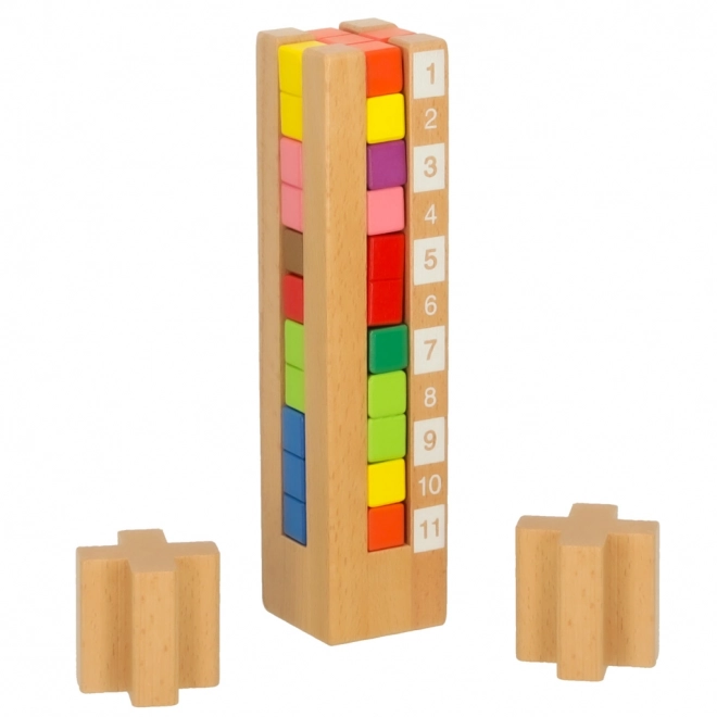 Gioco educativo in legno ispirato a Montessori