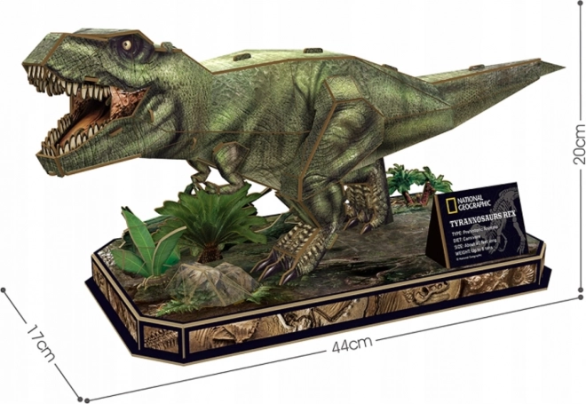 Puzzle 3D National Geographic T-Rex