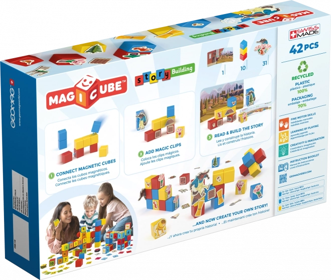 Magnetic Cubes GEOMAG Magicube I Tre Porcellini