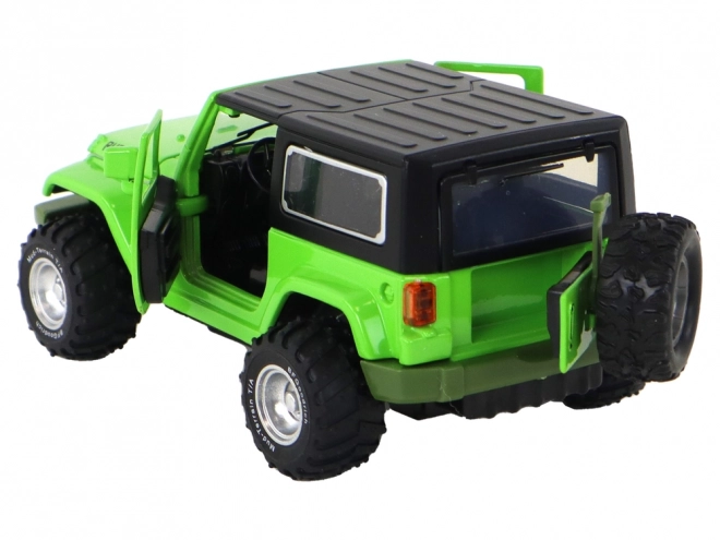 Auto Fuoristrada Frizione a Batteria Metallo Verde 1:32