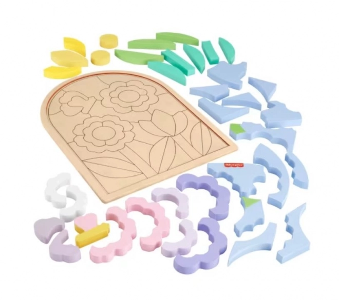 Puzzle in legno Fiori Fisher-Price