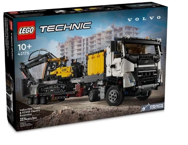 Camion Volvo FMX e Escavatore EC230 Elettrico Lego Technic